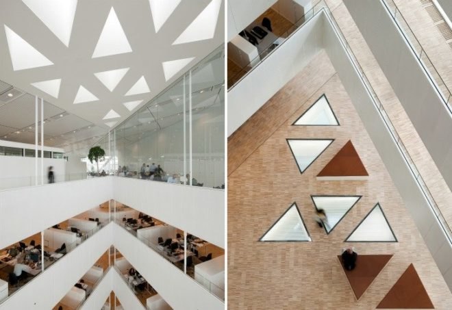The Crystal, Schmidt Hammer Lassen, crystalline facade, energy efficient design, copenhagen, eco office