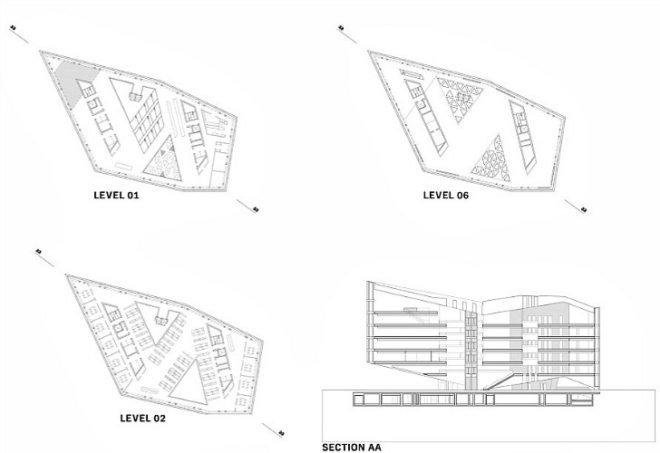 The Crystal, Schmidt Hammer Lassen, crystalline facade, energy efficient design, copenhagen, eco office