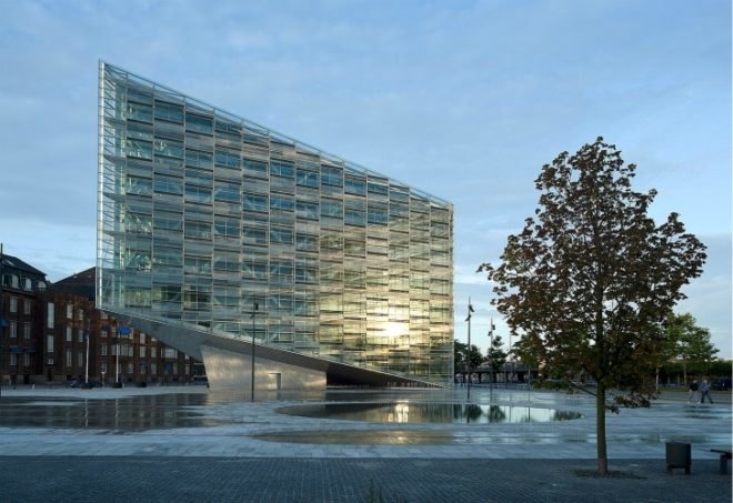 The Crystal, Schmidt Hammer Lassen, crystalline facade, energy efficient design, copenhagen, eco office
