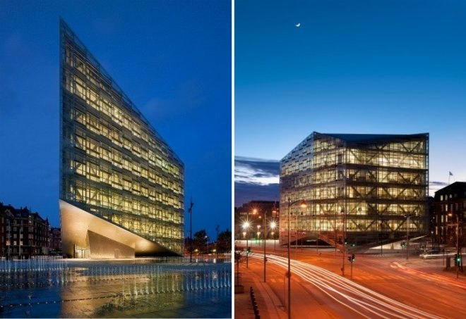 The Crystal, Schmidt Hammer Lassen, crystalline facade, energy efficient design, copenhagen, eco office