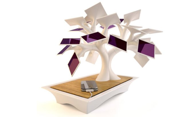 The Electree, Vivien Muller, solar power, renewable energy, green gadgets, green technology, sustainable gadgets, photovoltaic panels, solar panels, green design, sustainable design, clean tech
