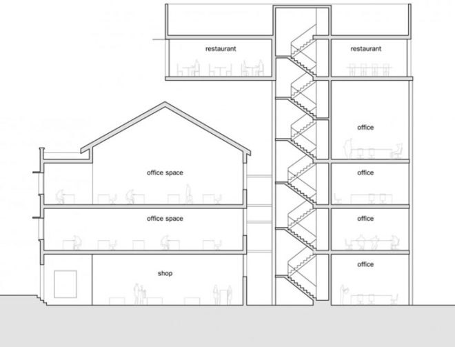 periscope, VW + BS, singapore, green architecture, preserving space, airwell, restoration, green design, eco design