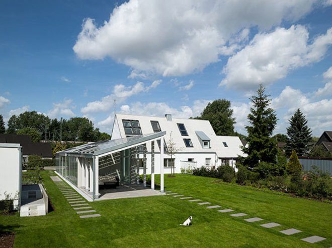 537 x 430 or 700 x 560 green design, eco design, sustainable design, VELUX, Model Home 2020, LichtAktiv haus, photovoltaic panels, hamburg, energy efficiency