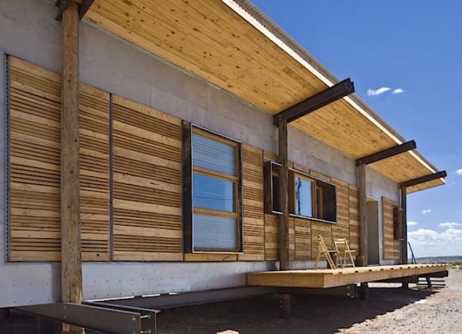 rammed earth, clay, passive design, solar water heater, solar panels, southern exposure, solar gain, glazing, Design Build Bluff, Utah, Navajo, Suzie Whitehorse, natural cooling, natural ventilation