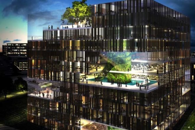 architecture, sustainable building, green design, eco design, sustainable design, oslo, okern, a-lab, eco-cube, green office buildings, green architecture