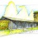 LEED silver, unabridged Architecture, green design, sustainable design, eco-design, "After the Storm", Mississippi, Katrina, rainwater harvest, natural lighting, natural ventilation, recycled materials, locally-sourced materials, indigenous flora, phytoremediation