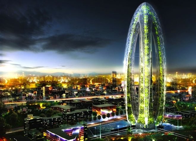 Taiwan, Centennial, sky garden, living facade, green wall, vertical garden, Taichung, Vincent Callebaut, green design, sustainable design, solar energy, wind energy, bio-energy, Taichung, Vincent Callebaut