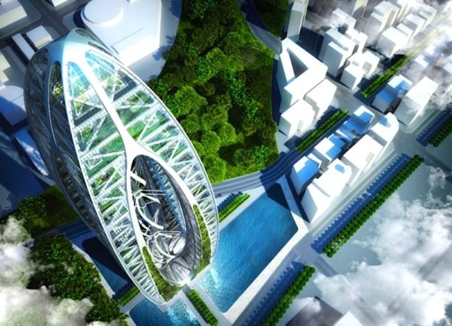 Taiwan, Centennial, sky garden, living facade, green wall, vertical garden, Taichung, Vincent Callebaut, green design, sustainable design, solar energy, wind energy, bio-energy, Taichung, Vincent Callebaut