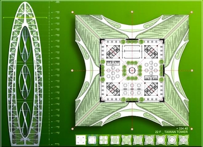 Taiwan, Centennial, sky garden, living facade, green wall, vertical garden, Taichung, Vincent Callebaut, green design, sustainable design, solar energy, wind energy, bio-energy, Taichung, Vincent Callebaut