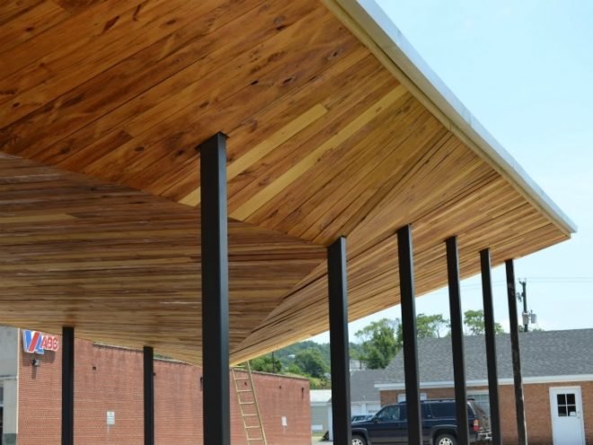 covington farmers market, design/buildLAB, VA Tech, student project, farmers market, pavilion