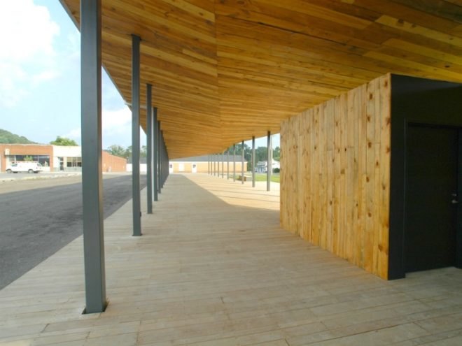 covington farmers market, design/buildLAB, VA Tech, student project, farmers market, pavilion