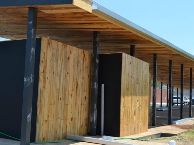 covington farmers market, design/buildLAB, VA Tech, student project, farmers market, pavilion