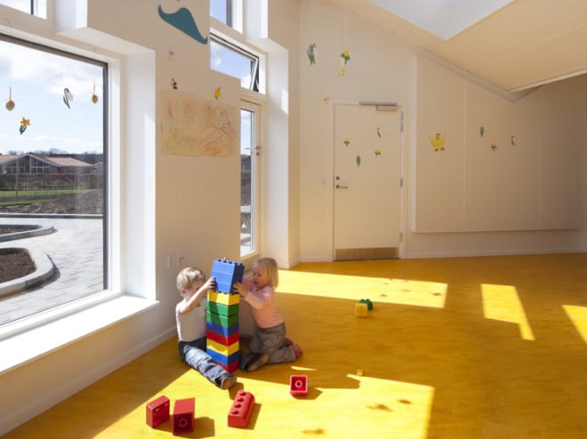 christensen and co, denmark, sunhouse, green design, eco design, sustainable design, green architecture, sustainable architecture, solar panels, sustainable nursery, nursery