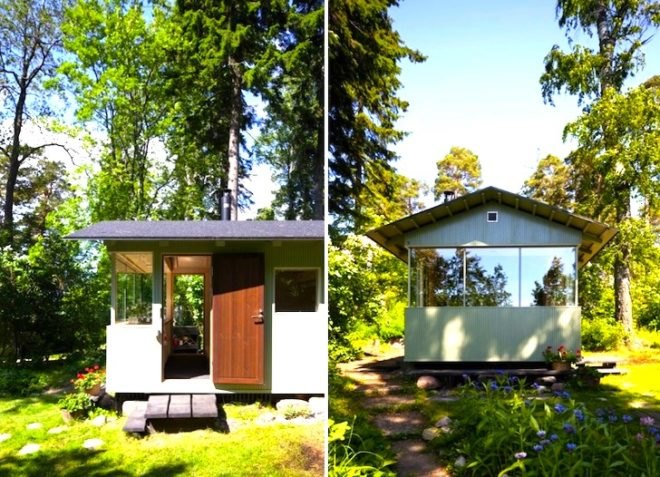 minimalist, light footprint, low carbon footprint, sustainable building, solar power, seaside, city cottage, Helsinki, Finland, urban life, Palva family, Verstas Architects, green design, sustainable design, eco-design