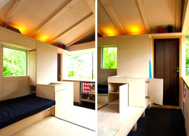 minimalist, light footprint, low carbon footprint, sustainable building, solar power, seaside, city cottage, Helsinki, Finland, urban life, Palva family, Verstas Architects, green design, sustainable design, eco-design