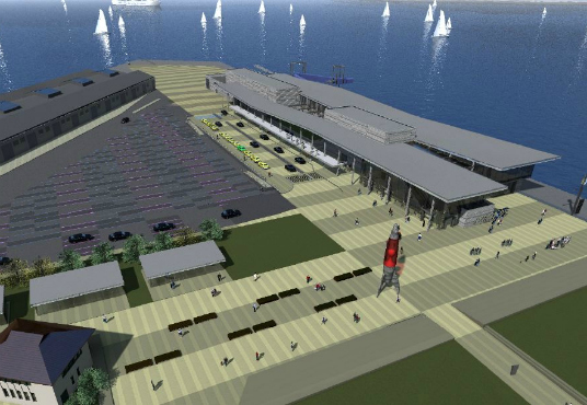 aecom, america's cup, san francisco, green design, sustainable design, green buidling, port of san francisco, kmd architects, pfau long architecture, boat race, yacht race, urban planning, urban space