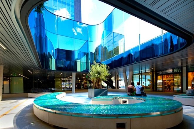 Crystal Palace, Slovenia, green building, sustainable building, eco-building, green roof, eco-design, solar panels, heat recovery, passive design, hydropower, green design, sustainable design,