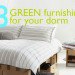 green furniture, dorm furniture, eco furniture, green furnishings, small space living, back to school