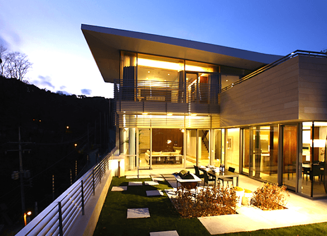 Korea, Seoul, Joel Sanders Architect, Haeahn Architecture, green roof, daylighting, solar gain, green design, eco-design, sustainable design, changing seasons