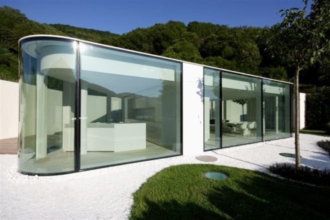 lake Como, Lake Lugano, JM Architects, underground homes, underground architecture, lake architecture, italian architecture, hillside architecture, italian villas, green architecture, geothermal power, green roof, lowe windows