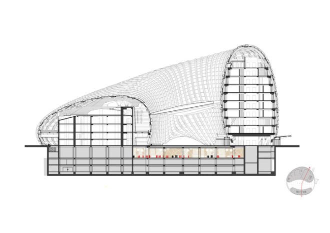 beijing, biad ufo, phoenix international media center, chaoyang park, eco design, green design, rainwater, landscape, landscape design