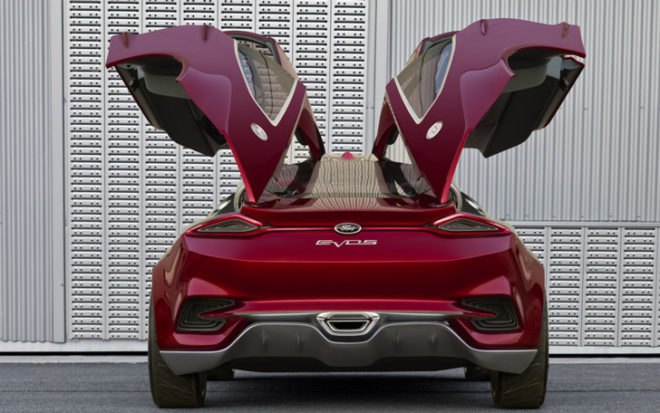 Ford EVOS Concept, concept car, PHEV, plug-in hybrid, electric vehicle, hybrid vehicle, electric car, Ford concept car, Frankfurt Motor Show, green automotive design, alternative transportation, green transportation