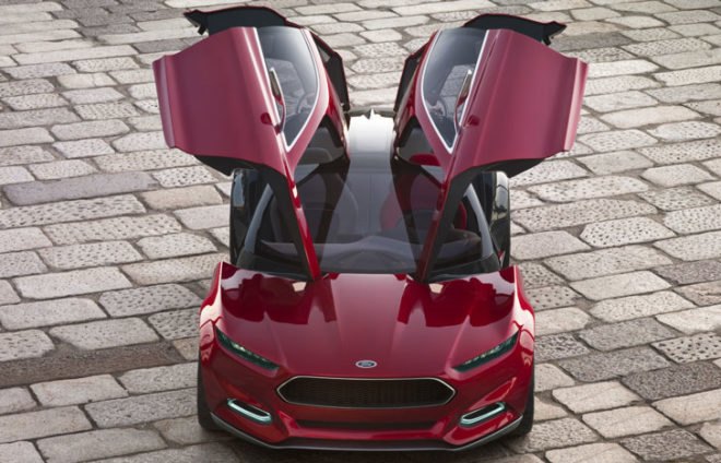 Ford EVOS Concept, concept car, PHEV, plug-in hybrid, electric vehicle, hybrid vehicle, electric car, Ford concept car, Frankfurt Motor Show, green automotive design, alternative transportation, green transportation
