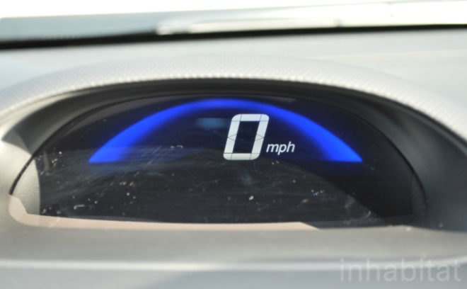 Honda Insight, test drive, Inhabitat test drive, Honda hybrid, Honda Insight hybrid, electric hybrid, electric vehicle, electric car, green transportation, green automotive design, alternative transportation, Laura K. Cowan, Transportation Editor, Laura Cowan