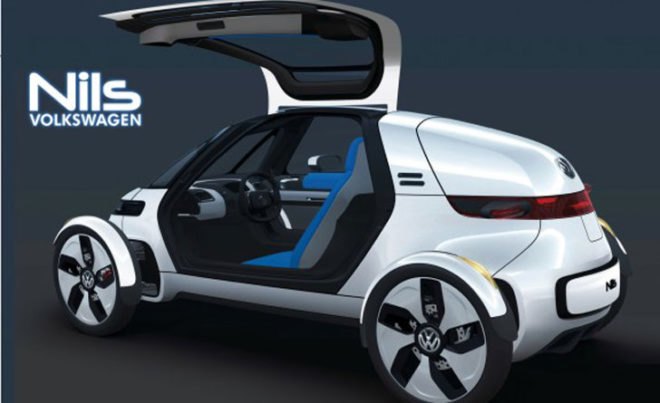 Volkswagen NILS Concept, concept car, Frankfurt Motor Show, electric car, electric vehicle, lithium ion, city car, green transportation, alternative transportation, green automotive design