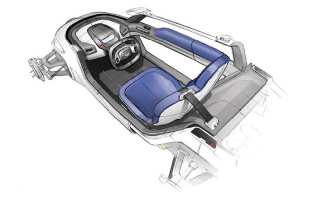 Volkswagen NILS Concept, concept car, Frankfurt Motor Show, electric car, electric vehicle, lithium ion, city car, green transportation, alternative transportation, green automotive design