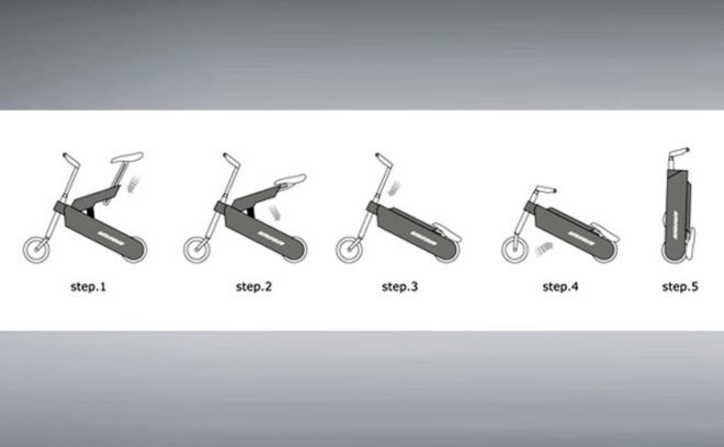Welche Wu, Minhan Lin, Union folding bike, folding bike, Union bike, city bike, collapsible bike, green transportation, bicycle design, alternative transportation