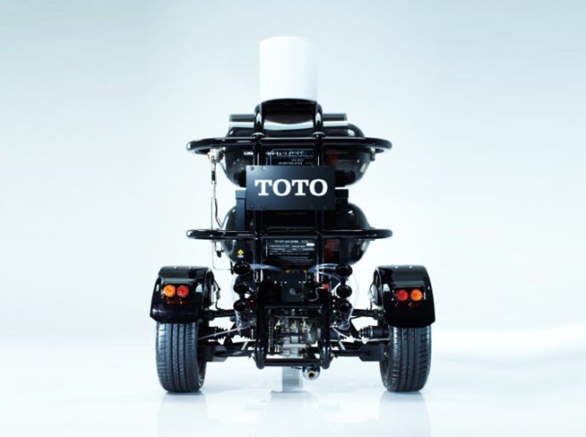 TOTO toilets, toilet bike neo, Japan, Spoon Tamago, poop fueled motorcycle, poo power, Toilet Bike Neo Project, biofuel, biogas, green design, eco design, sustainable design