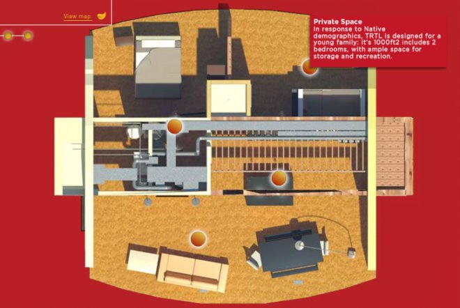 green design, eco design, sustainable design, Solar Decathlon 2011, Team Canada, TRTL, University of Calgary, net zero energy home, solar array, Titanwall SIP