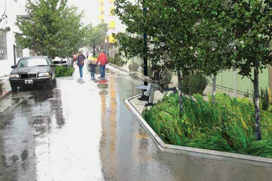 Green design, Urban Planning, Parklet, Public Space, Conceptual Art, San Francisco, Conger Moss Guillard, Yerba Buena Center, Street Life