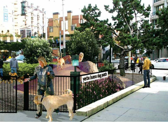 Green design, Urban Planning, Parklet, Public Space, Conceptual Art, San Francisco, Conger Moss Guillard, Yerba Buena Center, Street Life