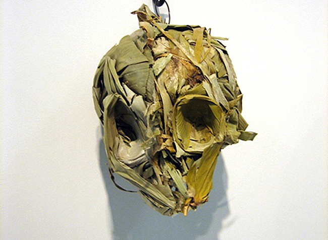 green design, eco design, sustainable design, skull sculptures, Helen Altman, DCKT Contemporary, Museum of Art and Design, seed sculptures, organic art