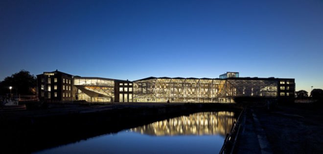 architecture, sustainable building, green design, eco design, sustainable design, AART, AART architects, denmark, elsinore, the culture yard, elsinore culture yard, denmark shipyard, denmark architecture, denmark cultural center, recycled materials, recycled shipyard, recycled architecture