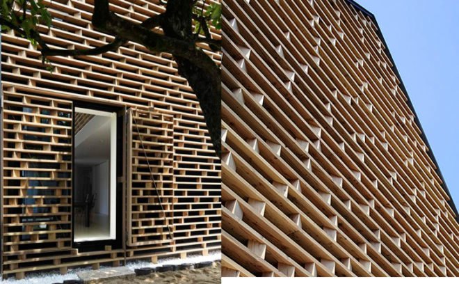 green design, eco design, sustainable design, AE5 partners, louver facade, House M, Japan, Kura, skylights, mathematical architecture