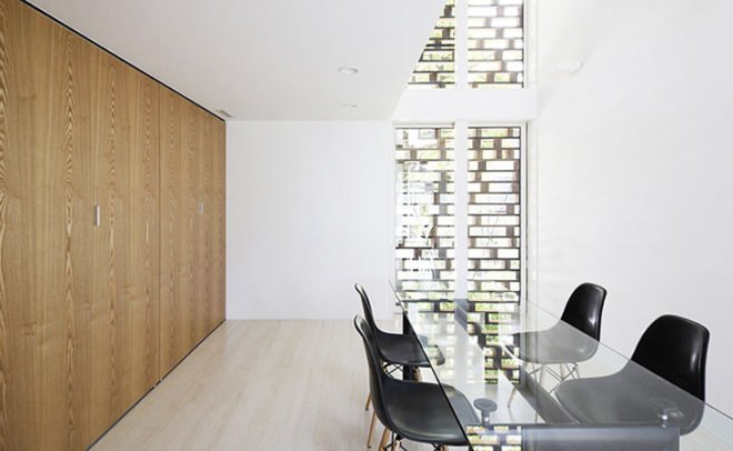 green design, eco design, sustainable design, AE5 partners, louver facade, House M, Japan, Kura, skylights, mathematical architecture