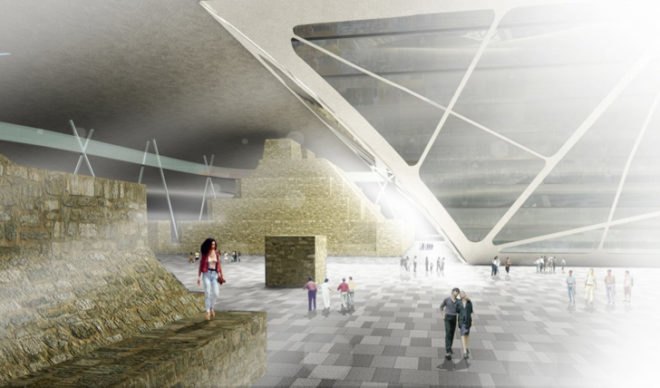BNKR Arquitectura, earthscraper, BNKR, green design, sunstainable design, eco design, underground, underground skyscraper, water turbine, green space, sustainable building, green building, underground building, Mexico City, Zocalo, green city, green architecture, sustainable architecture, underground architecture