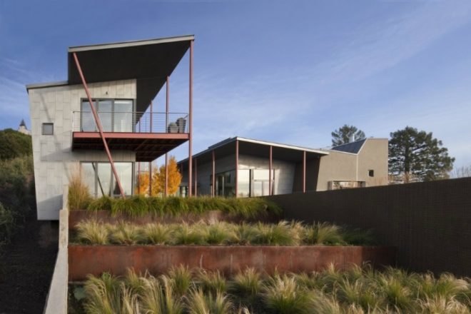Berkeley Courtyard House, WA Design, solar power, natural ventilation, low maintenance, berkeley, green home