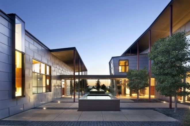 Berkeley Courtyard House, WA Design, solar power, natural ventilation, low maintenance, berkeley, green home