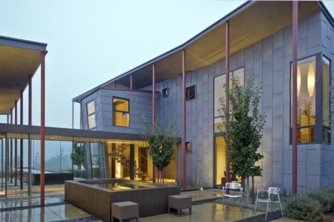 Berkeley Courtyard House, WA Design, solar power, natural ventilation, low maintenance, berkeley, green home