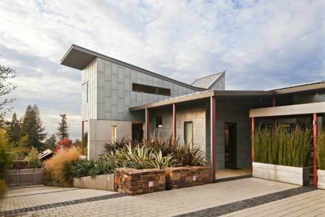 Berkeley Courtyard House, WA Design, solar power, natural ventilation, low maintenance, berkeley, green home