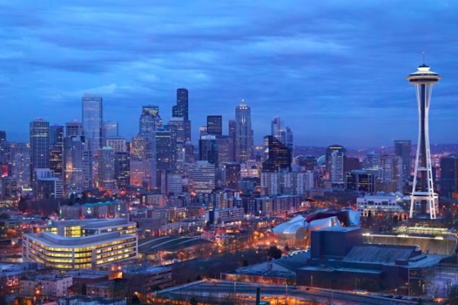 Bill and Melinda Gates Foundation, NBBJ, seattle, leed platinum, green roof, rainwater collection, energy efficient design,