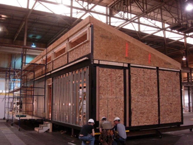 Blu homes glidehouse, Blu Homes prefab, eco home design, energy star prefab, first glidehouse, Glide house 2.0, green house design, green prefab house, prefab design, steel framing, transportable housing, unfolding house, unfolding house design