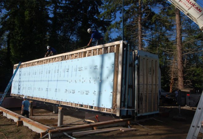 Blu homes glidehouse, Blu Homes prefab, eco home design, energy star prefab, first glidehouse, Glide house 2.0, green house design, green prefab house, prefab design, steel framing, transportable housing, unfolding house, unfolding house design