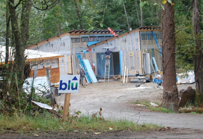 Blu homes glidehouse, Blu Homes prefab, eco home design, energy star prefab, first glidehouse, Glide house 2.0, green house design, green prefab house, prefab design, steel framing, transportable housing, unfolding house, unfolding house design