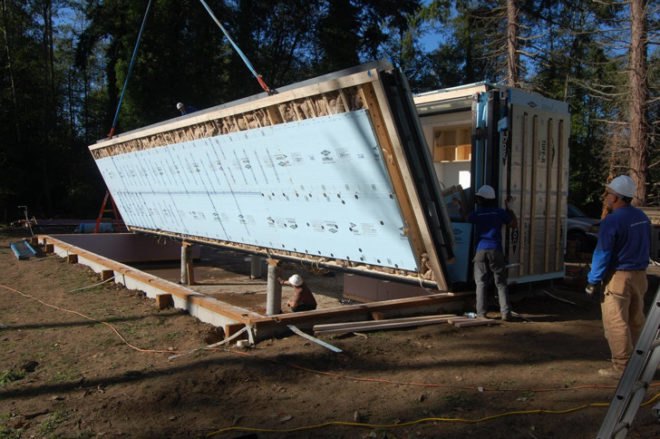 Blu homes glidehouse, Blu Homes prefab, eco home design, energy star prefab, first glidehouse, Glide house 2.0, green house design, green prefab house, prefab design, steel framing, transportable housing, unfolding house, unfolding house design