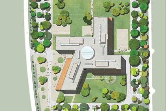 Campus Arhus N, Schmidt Hammer Lassen, via university, sustainable campus, green building, eco university, daylighting, living facade